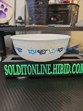 ❤️ 1 Corelle BOHO DAYDREAM 16-oz SOUP Cereal BOWL Yellow Blue Teal Florets