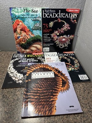 Bead & Button Beaddreams Magazine Collectors Edition Miyuki Beadwork Int l Lot 4