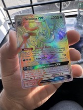 Pokemon TCG Card Greninja GX 133/131 Forbidden Light Rainbow Hyper Rare  LP on eBay