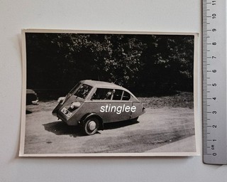 Foto originale scooter cabina Hoffmann anni 50 60 circa 13x9 cm circa