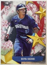 2025 Topps Tokyo Series SEIYA SUZUKI Stars of Japan Chicago Cubs #SOJ-4