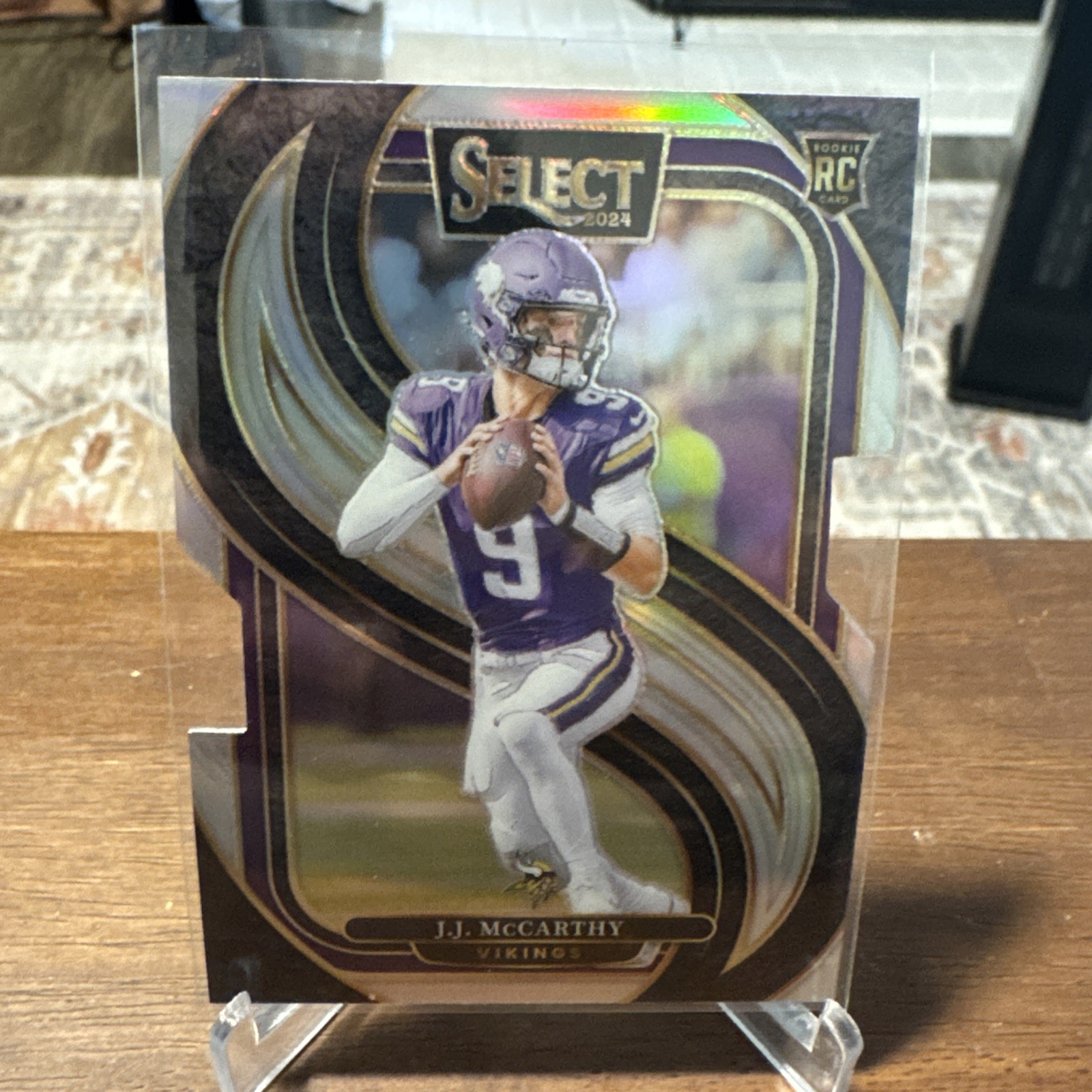 2024 Select  JJ McCarthy #134 Silver Prizm Die-Cut Rookie Card RC  Premier Level