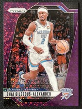Shai Gilgeous-Alexander - 2024-25 Panini Prizm Fast Break Purple Base /75 #113