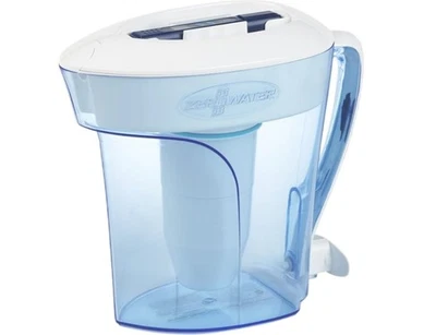 ZeroWater 10 Cup Water Filter Pitcher 2.4 Litre 5 Stage Advanced Filtration - Image 1 of 4