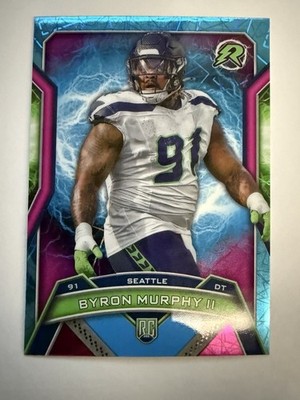 2025 Resurgence Byron Murphy II RC Sky Blue and Pink Shock Rookie #187 