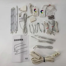 Ikea Dioder LED Light Strip Set 501.923.65 21777 w/ Extra Pieces