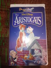 The Aristocats VHS (Walt Disney Masterpiece Collection, Clamshell Case, 1996)