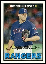 2016 Topps Heritage #375 Tom Wilhelmsen Texas Rangers NM+