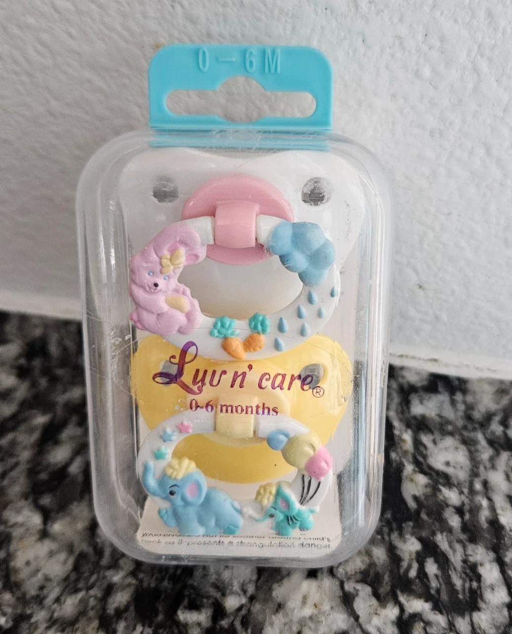 Rare Vintage 1999 Luv N' Care Whimsical 2 Pack Pacifiers Ages 0-6 Monthsl
Opens in a new window or t