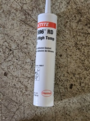 Loctite SI 596 Red High Temp RTV Silicone Adhesive Sealant 10.1 fl oz 198817