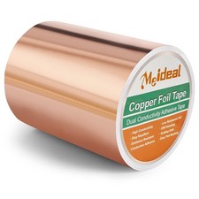 Meideal Copper Foil Tape 6inch X 33 FT with Dual 6" X 396",
