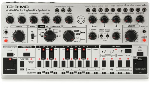 Behringer TD-3-MO-SR Analog Bass Line Synthesizer - Silver - Picture 1 of 7