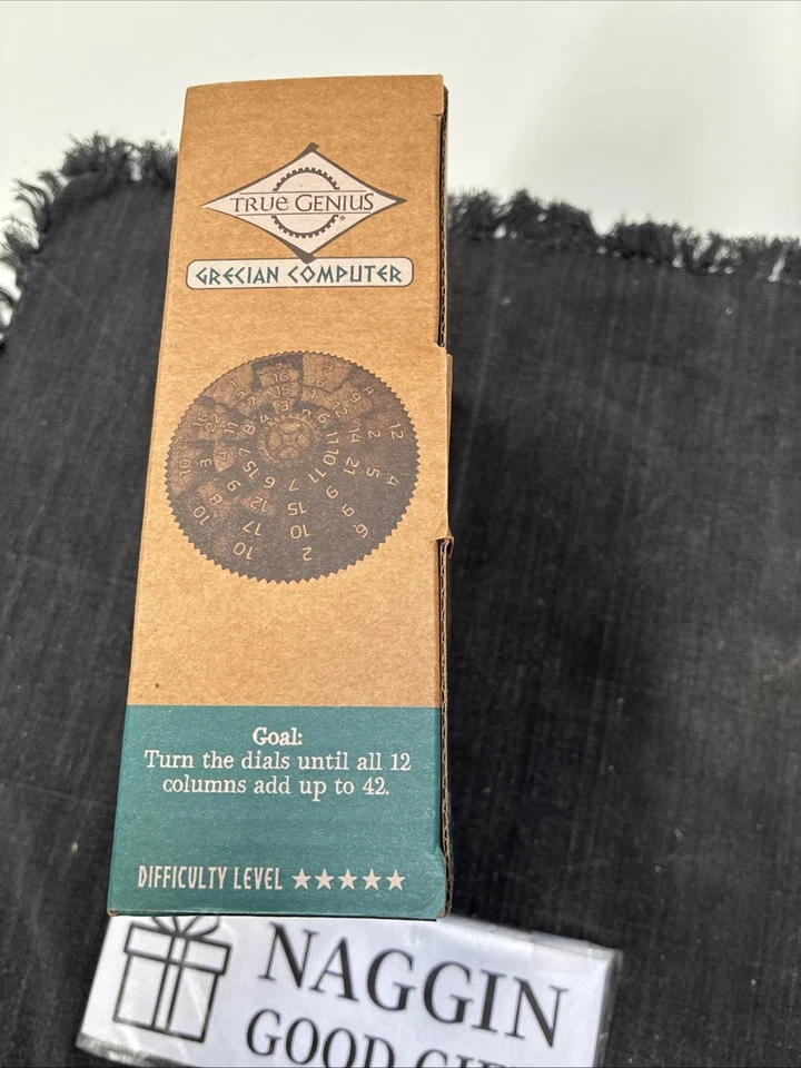True Genius Grecian Computer Wooden Brain teaser Puzzle-Factory Sealed-Logic Toy - Image 3 of 4