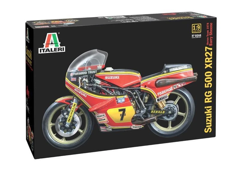 ITALERI 1/9 SUZUKI RG 500 XR27 1978 TEAM HERON BARRY SHEENE - Immagine 3 di 4