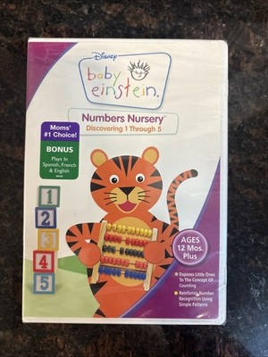 Baby Einstein: Numbers Nursery Discovering 1 Through 5 DVD 2003 NEW! SEALED!