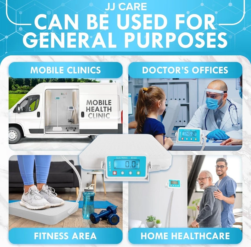 Medical Scale - Heavy Duty 660 lb High Capacity Wrestling Scale for Body Weig.. - Image 3 of 4