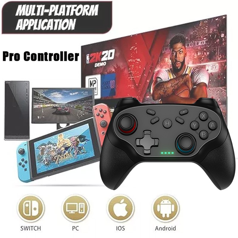 Wireless Pro Controller For Nintendo Switch & Lite Game Playing Gamepad Joystick