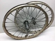 Vintage 1950s JC Higgins 20” Bicycle Wheels Rims Original 