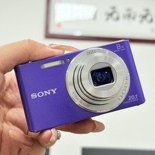 Sony DSC-W830 Cyber-Shot 20.1MP 8x Zoom HD Digital Camera Purple English