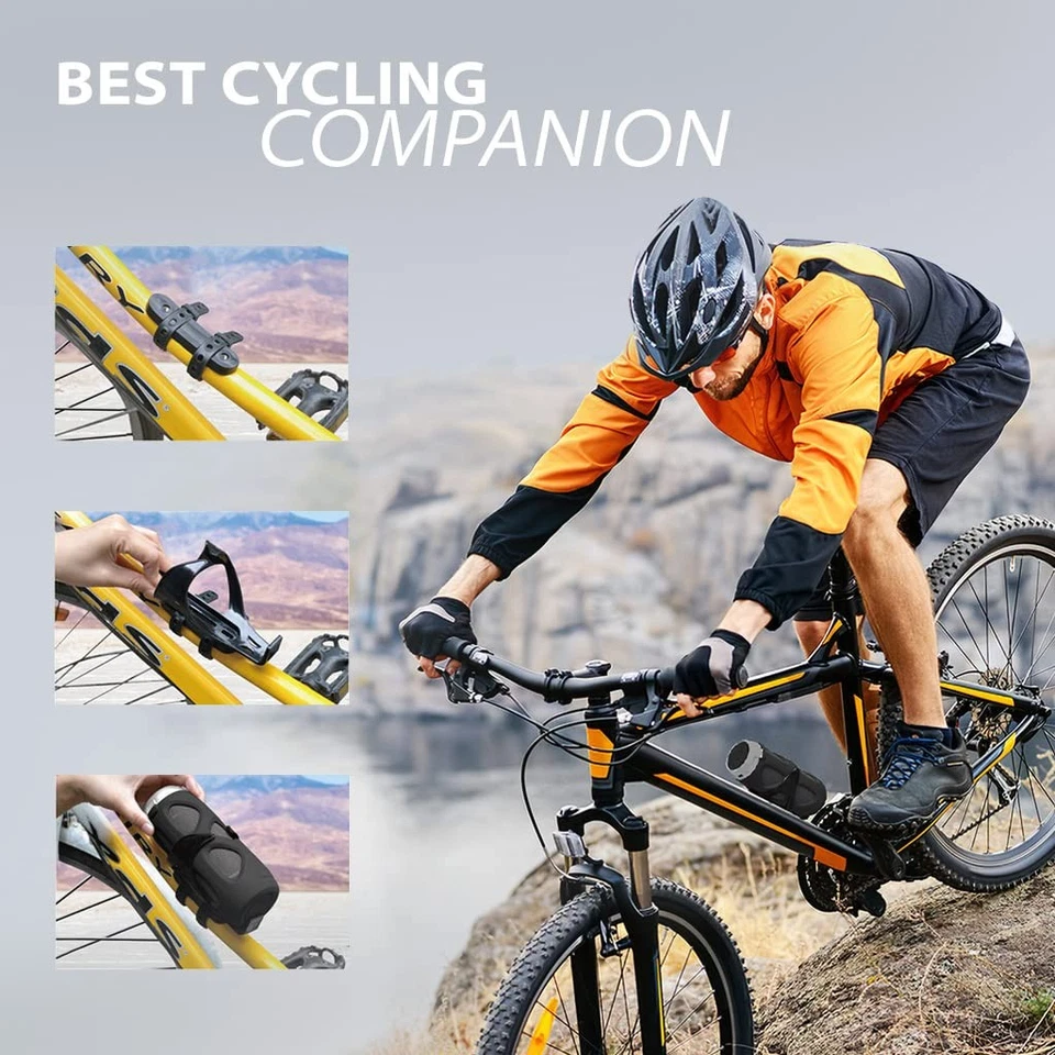 Avantree Cyclone Altavoz Portátil Bluetooth 5.0 para Bicicleta con Montaje para Bicicleta y SD Foto 3 de 4