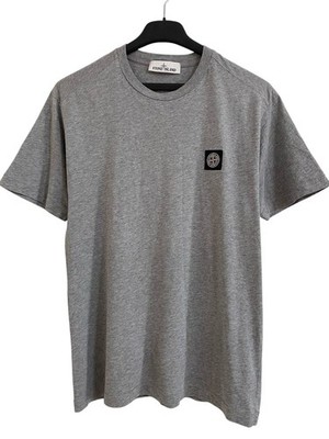 Stone Island Patch Program T-Shirt Men's Color Grey Size -  Medium
