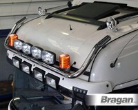 Bragan Roof Bar LED Spots Beacon Airhorn Halterung FüR MAN TGX Pre 2015