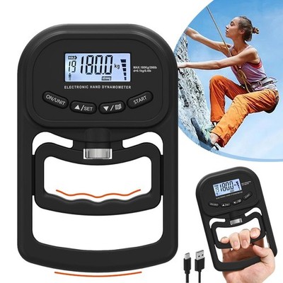 Digitales Hand Dynamometer 180Kg Grip Strength Trainer Griffkraft Messgerät