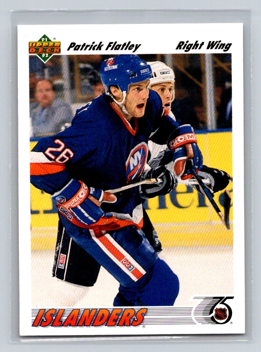 1991-92 Upper Deck #226 Patrick Flatley New York Islanders