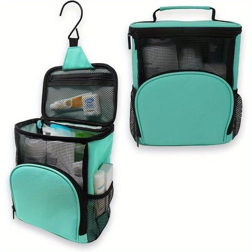 Shower Caddy Portable Mesh Shower Bag Men Women College Dorm Room Essentials - Picture 1 of 9