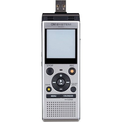 OM System WS-882 Digital Voice Recorder - Silver