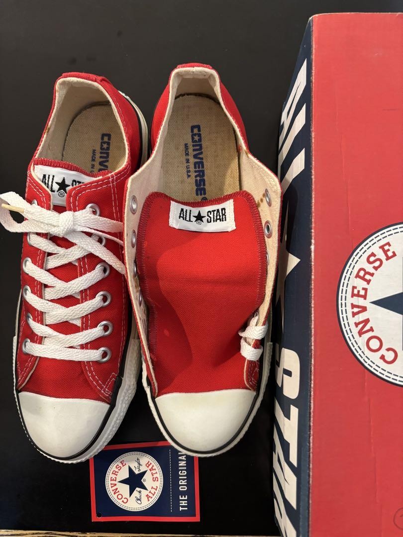 Converse Red All Star High Top Sneakers Size 6.5