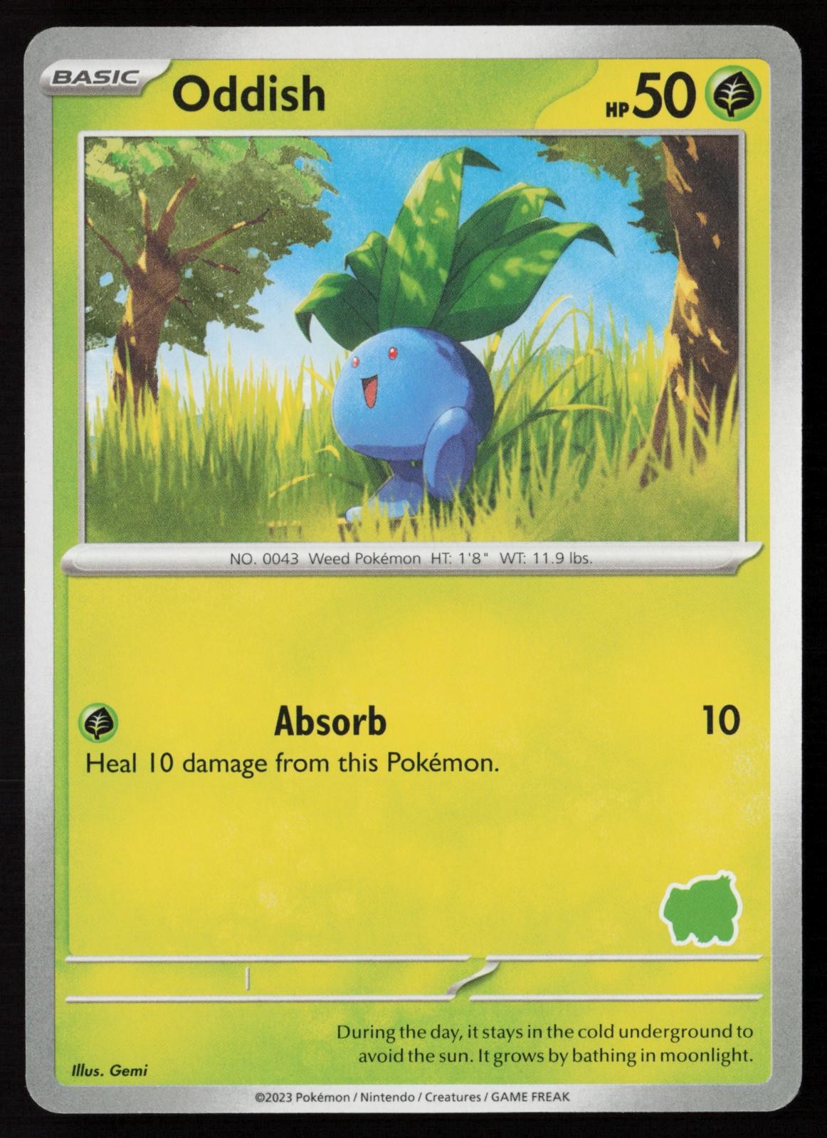 Oddish My First Battle Pokemon NM