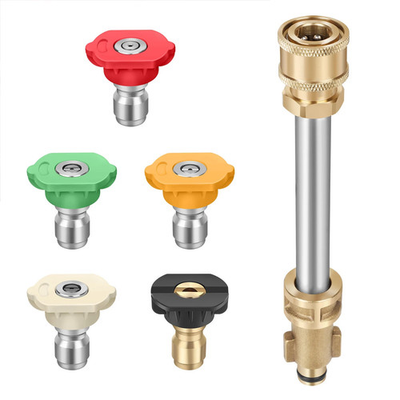 #ad 1 4#x27;#x27; Pressure Washer Gun Adapter with 5 Nozzles Fits Ryobi Portland Husky $26.99