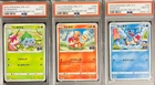 Sequential PSA 10 Bulbasaur 287 Charmander 289 Squirtle 290 Pokemon Promo 2022