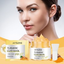 Turmeric Clay Mask - Detox  Brightening Face Mask for Oil Control Hydration