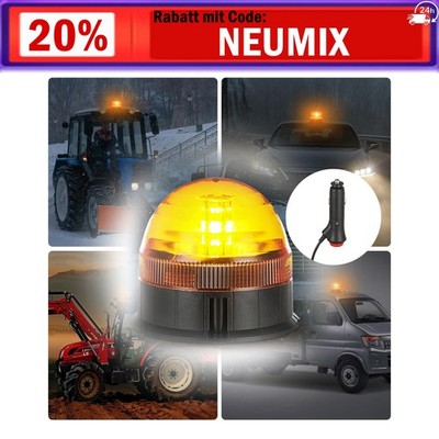 LED Rundumleuchte KFZ Strobe Licht Auto Warnleuchte Notfall Lampe 12V-24V