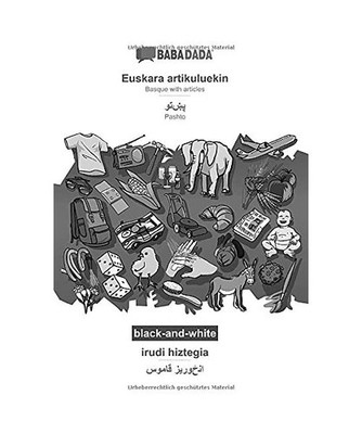 Euskara artikuluekin - Pashto [in arabic script], irudi hiztegia, BW: BABADADA B