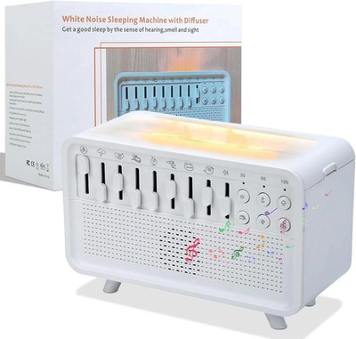 3-in-1 White Noise Humidifier Night Light Sound Machine USB Sleep Timer