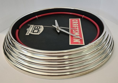 Craftsman Special Edition 80th Anniversary 1927-2007 Red Neon Clock. Funktioniert-Lesen. - Bild 6 von 17