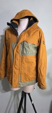 Columbia Convert Size 14-16 Boys Dark Orange / Gray Insulated Snowboard Jacket