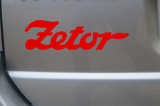 Zetor tractor logo vinyl decal sticker car van trailer caravan 20x6cm