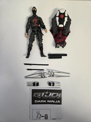 2013 GI JOE RETALIATION DARK NINJA V1 LOOSE COMPLETE FIGURE