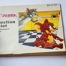 Tom & Jerry Manuale Istruzioni SOLO Nintendo NES Libretto 
