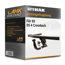 Für DS DS 4 Crossback 07.2015-12.2018 AUTO HAK Anhängerkupplung abnehmbar NEU