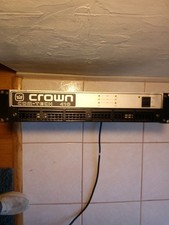 Crown COM-TECH 410 Power Amplifier 2-Channel Rack Mount XLR Raw Cable Black