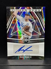 2022 Elite Extra Edition Hidden Gems Max Rajcic #HG-MR Auto Cardinals