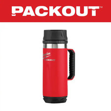 PACKOUT Red 18 Oz. Insulated Mug with Sip Lid