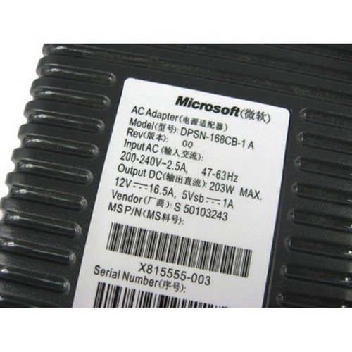 Netzteil, Ladegerät für Microsoft Xbox 360 Konsole Fat X802851-003 - Bild 7 von 7