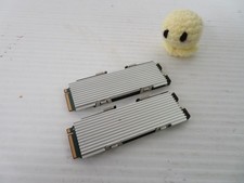 Lot of 2 Samsung 512Gb NVMe SSD w/ HP Z2 G5 Mini Heatsink L97190-001 - 99% Life