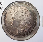 New Listing1890 Morgan Dollar F Fine 90% Silver $1 US Coin Collectible Toning